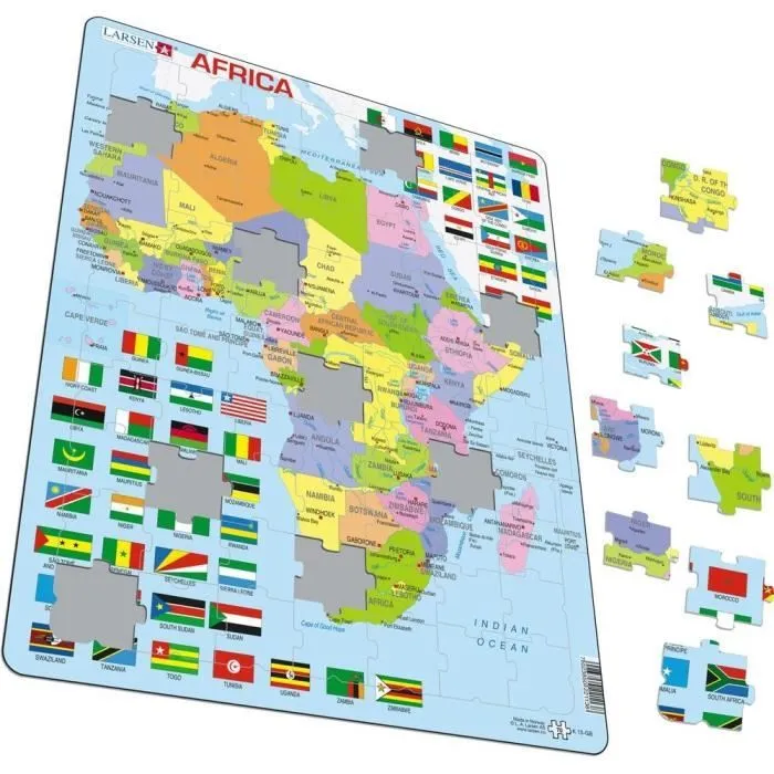 carte maxi puzzle : Afrika70 pièces-1