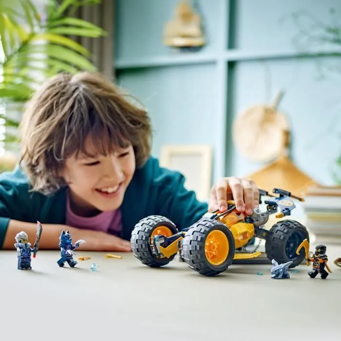 LEGO NINJAGO 71811 Le Buggy Tout-Terrain Ninja d'Arin, Set avec Dragon et 4 Minifigurines-4