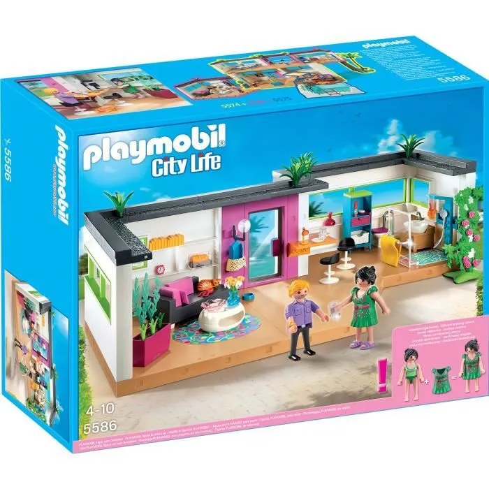 PLAYMOBIL City Life - Studio des Invités - 288 pièces - Mixte-0