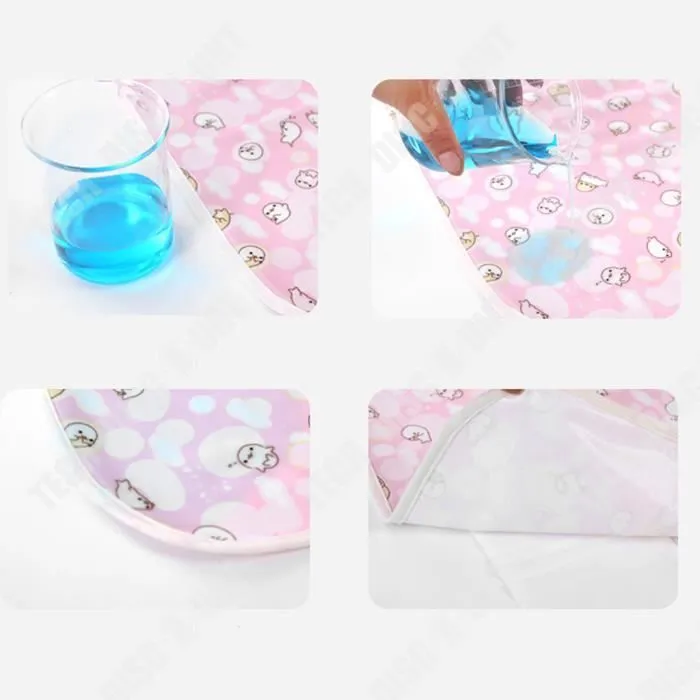 TD® Coussin imperméable lavable absorbant diamant velours coussin nouveau-né universel bébé coussin universel doux et doux pour la p-2