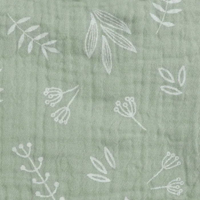 Lot de 2 Bavoirs Bébé "Bandana" 41cm Vert Céladon-1
