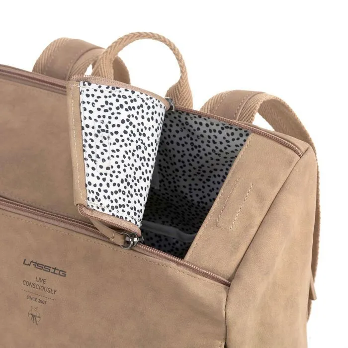 Lässig Sac de couches beige pour femme - Tender Backpack Camel 98043-4