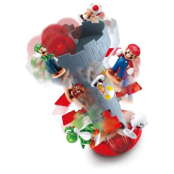 SUPER MARIO Blow Up! Shaky tower - Jeu de société - EPOCH - 7356-3
