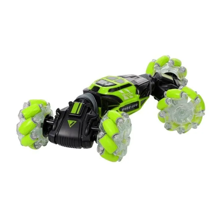 SHOP-STORY - TWISTER CAR GREEN : La Voiture Électrique Télécommandée Pilotée par Détection Intelligente des Mouvements de la Main-2