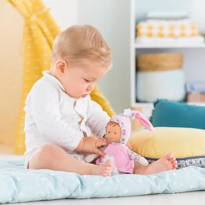 Mon Doudou COROLLE - Miss Rose Jardin en Fleurs - 25 cm - petite poupée - senteur de vanille - dès la naissance-1