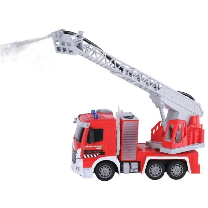 Camion de pompiers télécommandé LEXIBOOK CROSSLANDER® PRO avec effets sonores et lumineux-0