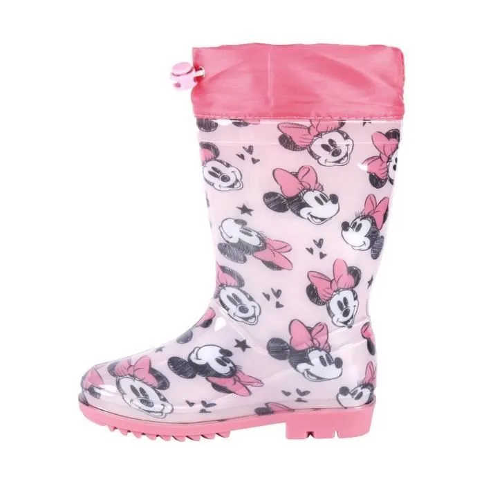 Bottes de pluie - Cerda - Minnie - Rose - Taille 29 - PVC Haute-1