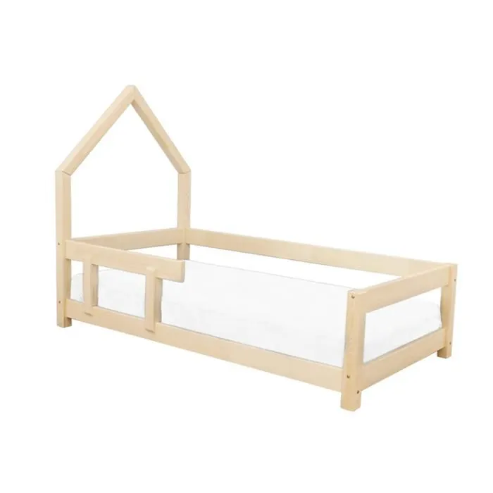 Lit cabane enfant POPPI 80 x 180 verni 2-0