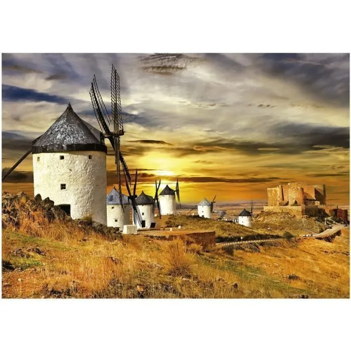 MOULINS À VENT, CONSUEGRA - Puzzle de 1500 pièces-1