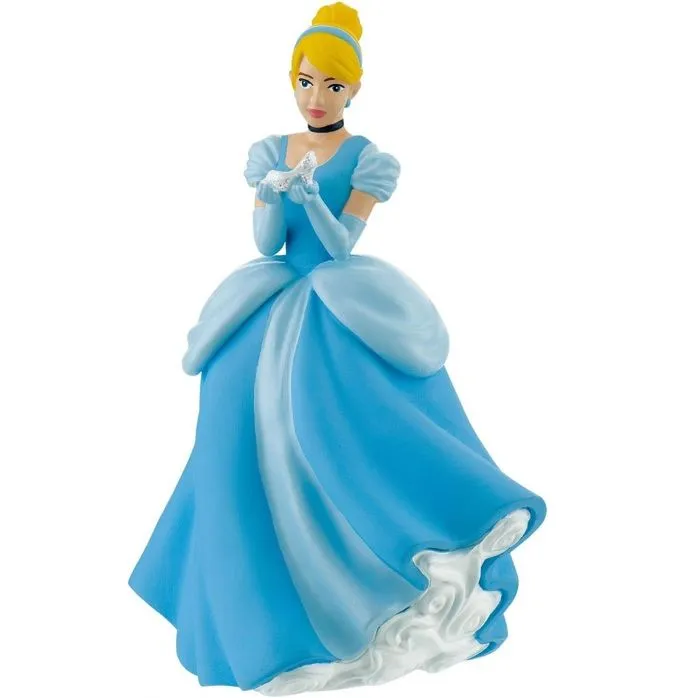 Figurine Cendrillon avec sa pantoufle de verre-0
