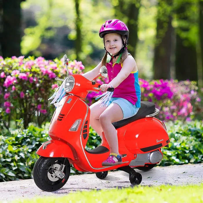 HOMCOM - Moto électrique enfant - Plastique - 102x50.5x75.5cm - Rouge-2