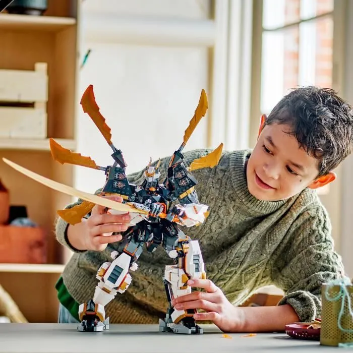 LEGO® NINJAGO® 71821 Le dragon Titan de Cole - Jouet d’aventure et robot ninja-4