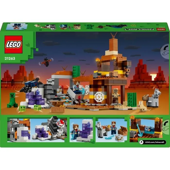 LEGO® Minecraft® 21263 La mine des Badlands - Jouet pour enfants inspiré du jeu vidéo-5