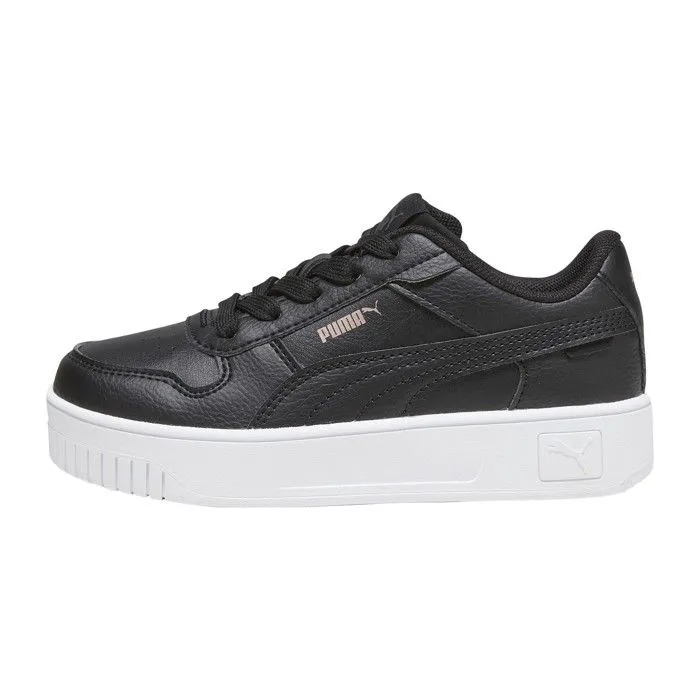Baskets fille Puma Carina Street PS - noir/noir/or rose-0