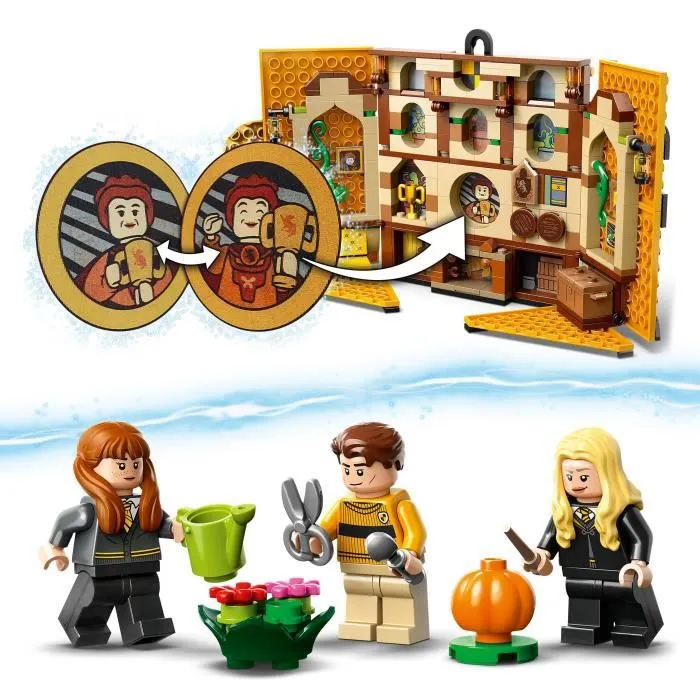 LEGO® Harry Potter 76412 Le Blason de la Maison Poufsouffle - Jouet avec Figurines et Déco Château Poudlard-3