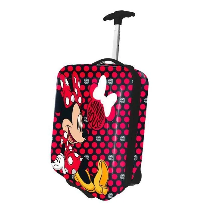 Valise trolley - DISNEY - Minnie - 42 cm - ABS - Rose-0