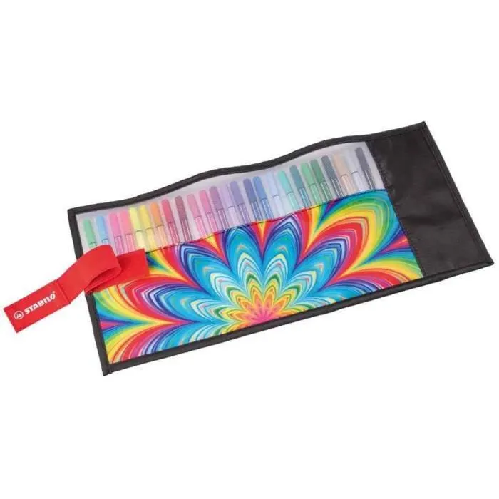 Feutre - STABILO - Pen 68 - Lot de 25 - Pointe 1,0 mm - Mixte - Etude-1