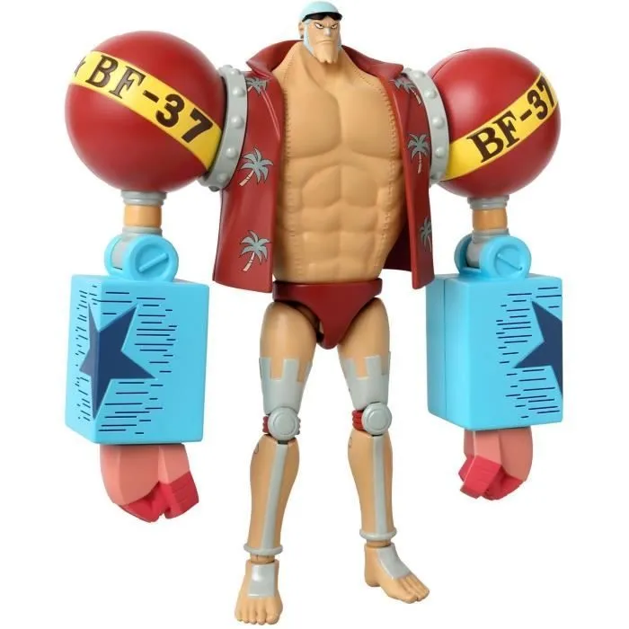 Figurine Anime Heroes - Bandai - One Piece - Franky - 17 cm-4