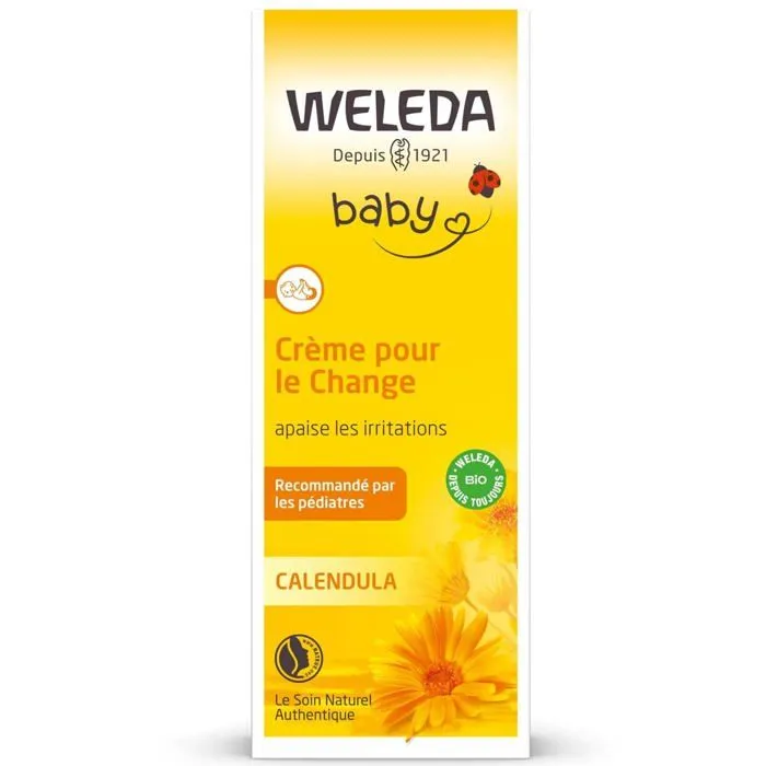 Crème pour le Change - Weleda - 40061 - 75 ml - Apaise les Irritations - Tube - Bio-3