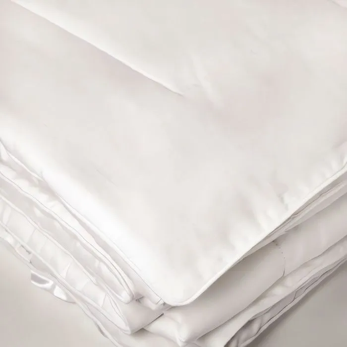 Couette Soie Hiver 380 g - Blanc - 140 x 200 cm-0