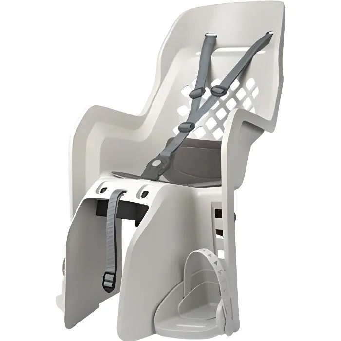 Porte bébé vélo - porte bébé arrière vélo - siège enfant vélo - fixation sur le porte bagage - couleur crème - modèle JOY-0