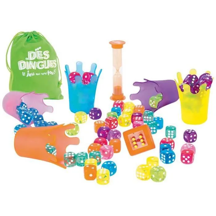 Jeu de dés - WDK - Dés Dingues Family - Observation et rapidité - Mixte-1