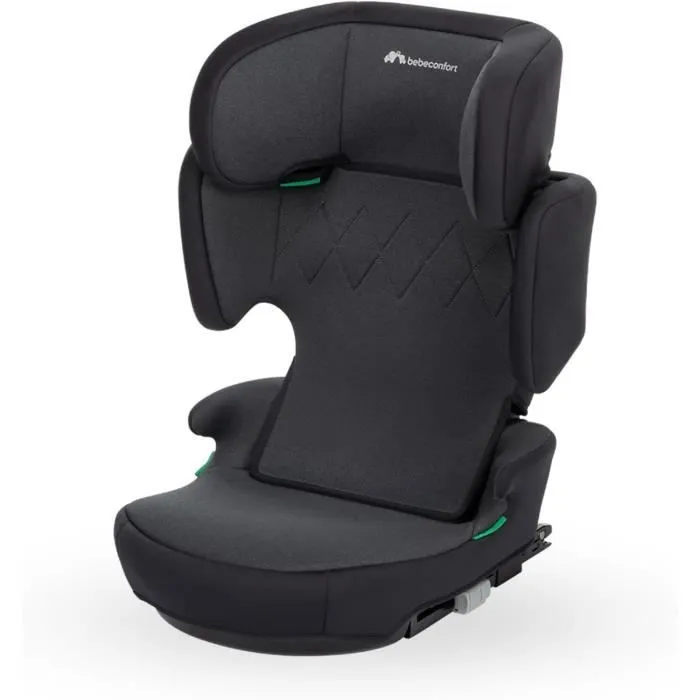 BEBECONFORT Siège auto ROAD FIX i-Size, groupe 2/3, Isofix, rehausseur, 3,5 ans à 10/12 ans, 100-150cm, 15-36kg, TINTED BLACK-0