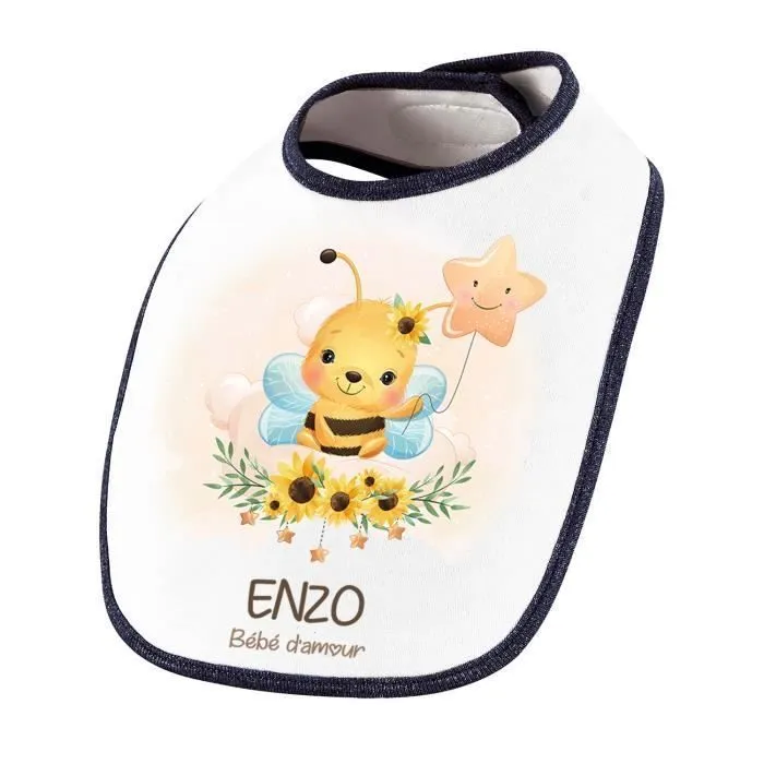 Bavoir bébé Enzo - Marque Enzo - Couleur principale Bleu-0
