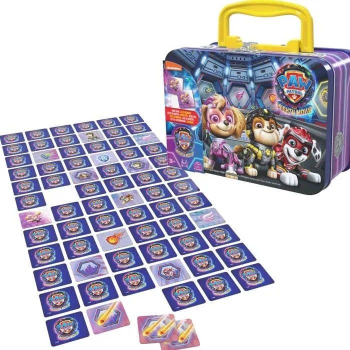 Jeu de cartes Memo Patrouille Mighty Movie-0