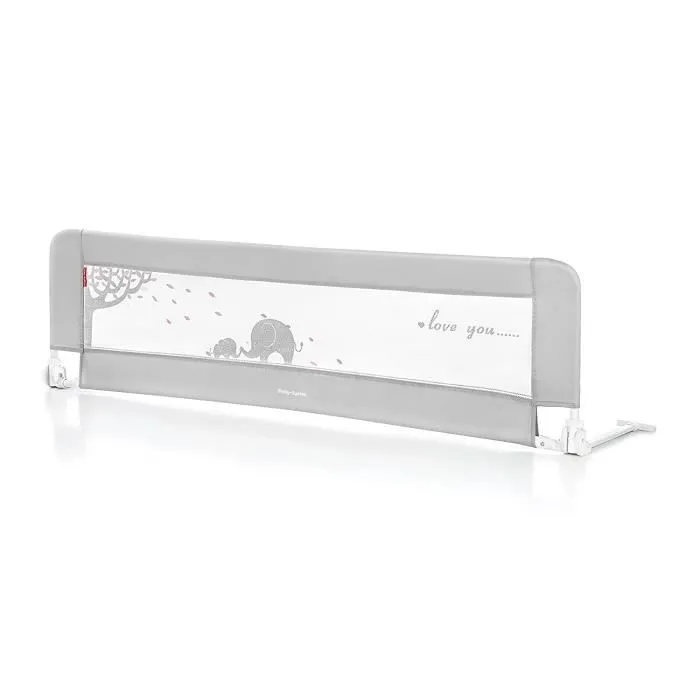 Barrière de Lit Bébé 0 - 18 mois Barrière de Protection Pliable, Stable Durable Dimensions de Couverture : 145 x 40 cm-0