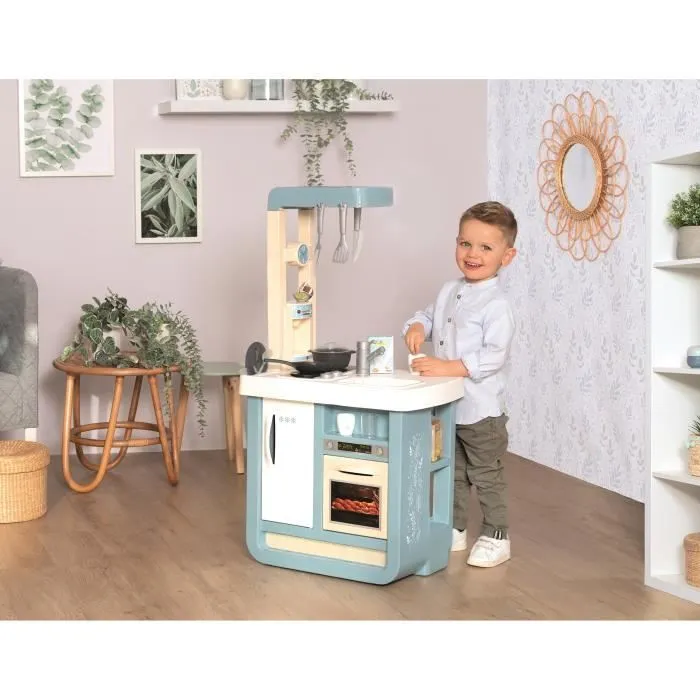 Smoby Cuisine Bon Appetit - 23 Accessoires - Effet sonores (plaques de cuissons électroniques) dès 3 ans-3