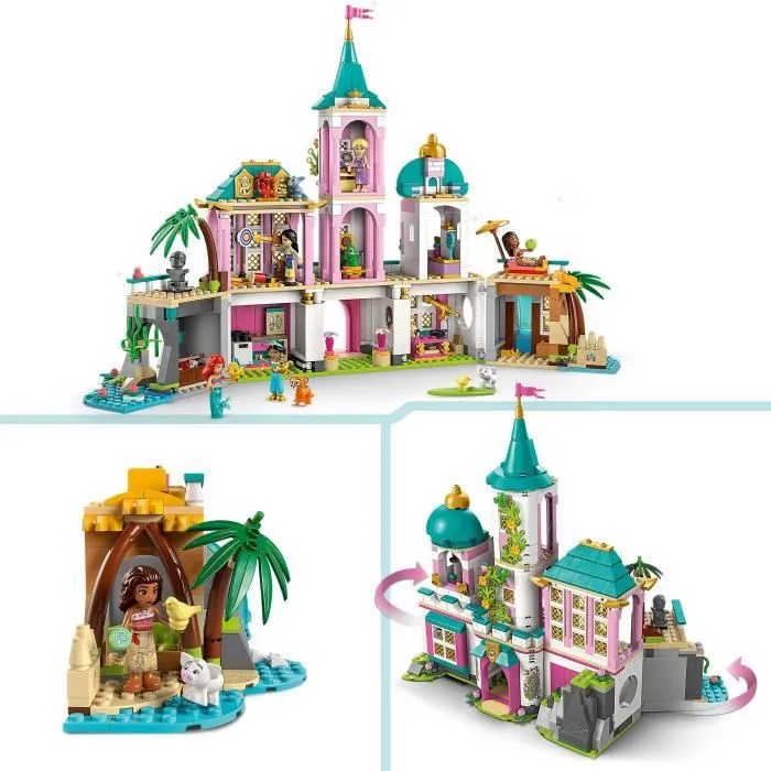 LEGO Disney 43267 Le Château des Princesses et les Animaux Royaux - Jeu Fille dès 6 ans-2