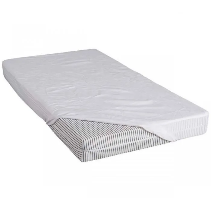 Protège Matelas Bébé Imperméable 60x120 - Reve de Nuit - Blanc - Bouclette éponge - Polyuréthane-0
