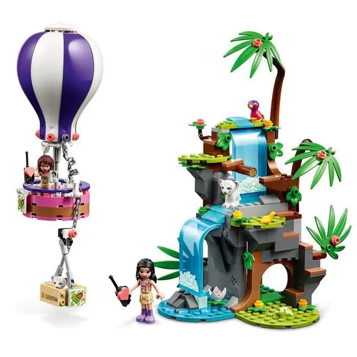 LEGO® Friends 41423 Le sauvetage du tigre en montgolfière-1