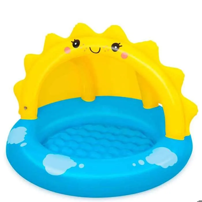 Piscinette avec auvent gonflable Sunny Days™-0