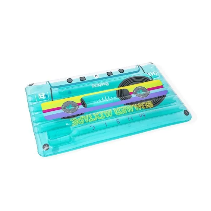Matelas gonflable de piscine / Bouée - BESTWAY - Cassette Retro-0