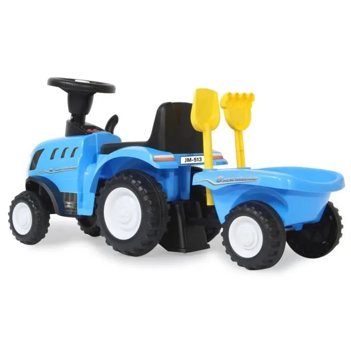 Tracteur New Holland T7 avec remorque, pelle et râteau pour enfant - Jamara Kids-3