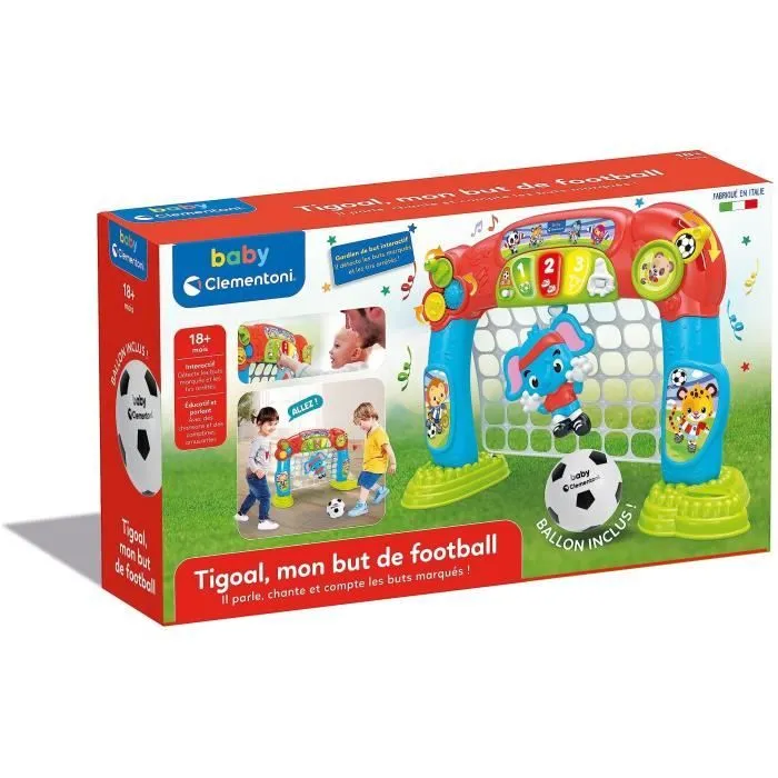 Baby Clementoni - Tigoal, mon but de football - Fabriqué en Italie-1