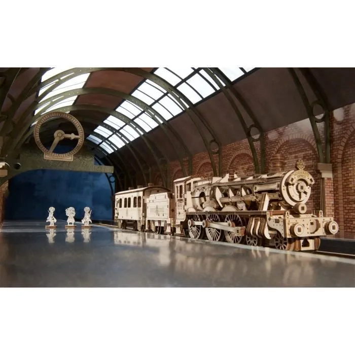 UGEARS Harry Potter Hogwarts Express Train en Bois à Construire - 3D Puzzle maquette en bois à construire-1