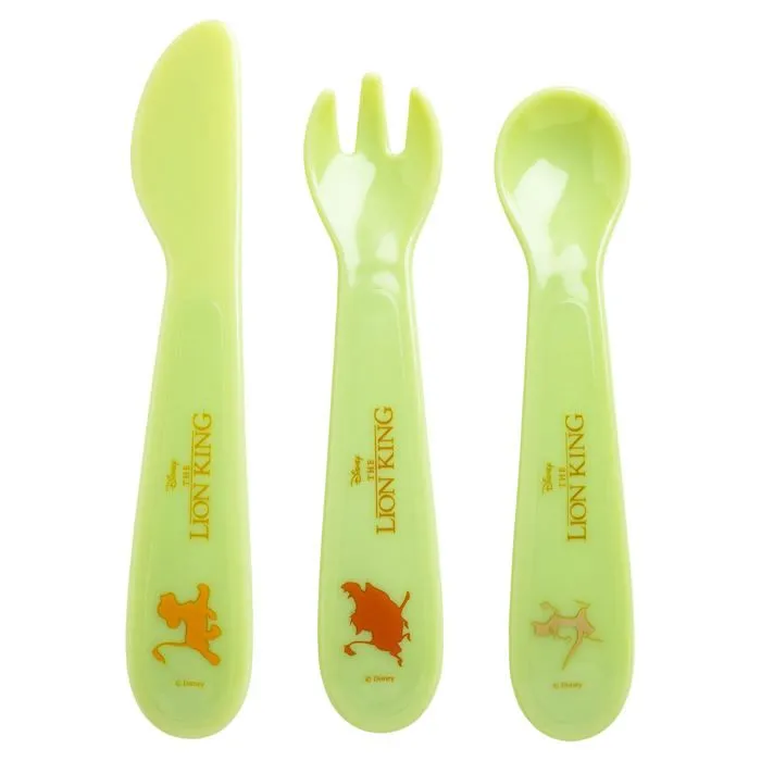 DISNEY Le Roi Lion Lot de couverts : fourchette, cuillère et couteau --0