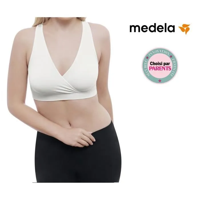 MEDELA Brassière d’allaitement - Blanc-1