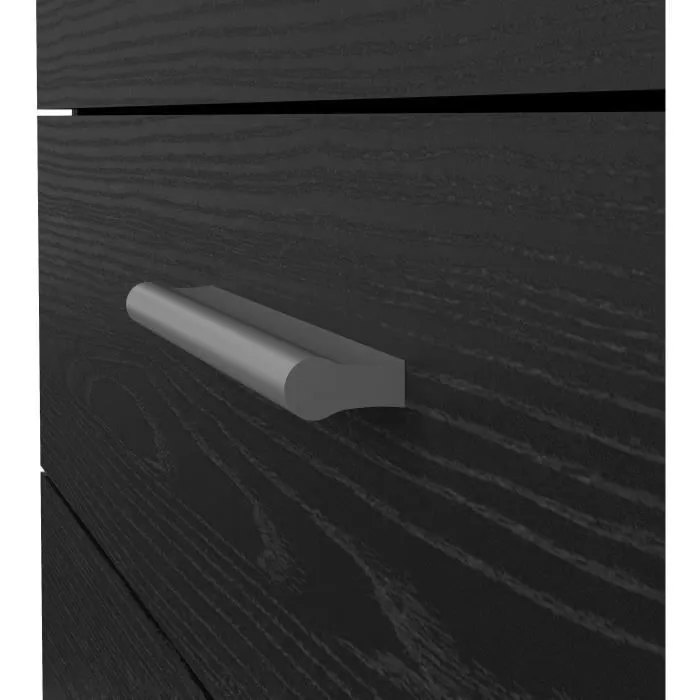 Commode - 4 tiroirs - Noir - L80,2 x P40,25 x H68,1 cm-3