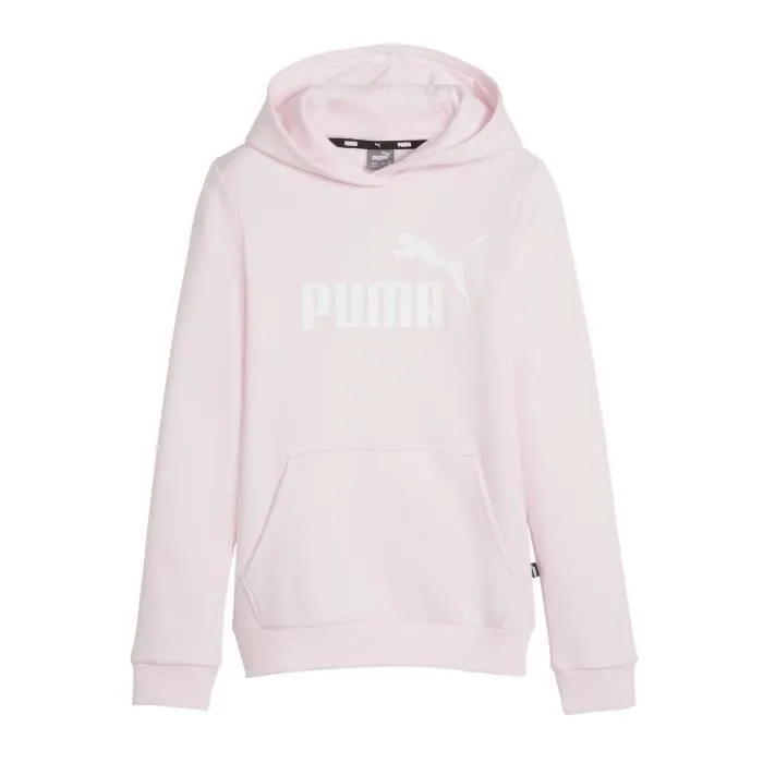 Sweat à Capuche - Puma - Ess Logo - Enfant - Rose - Manches longues-0