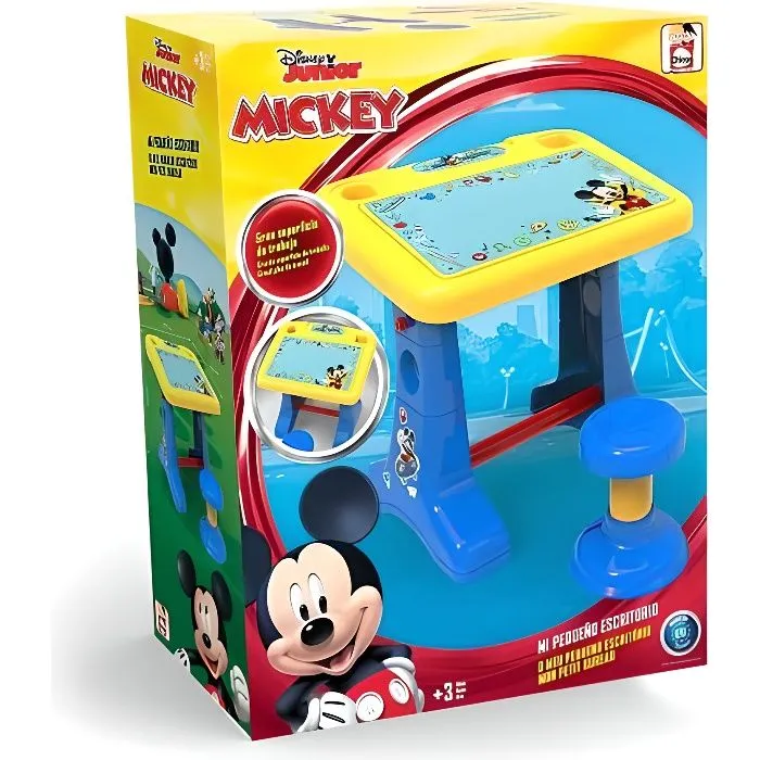 Pupitre Mickey avec coffre de rangement et grande surface de travail - CHICOS-0