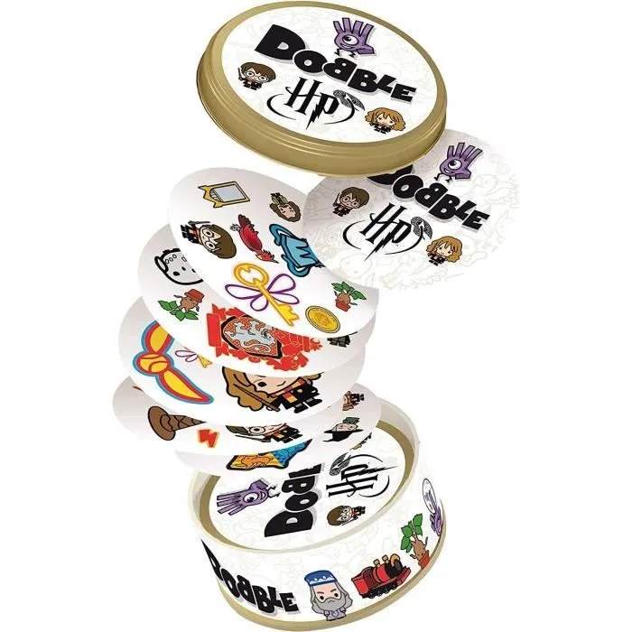 Jeu de société - ASMODEE - Dobble Harry Potter - Jeu de réflexion et stratégie - Licence Harry Potter - 30 min-1