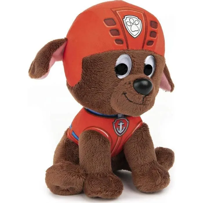 PAT PATROUILLE - PELUCHE 15 CM ZUMA Paw Patrol Gund - 6058443 - peluche douce et lavable dès 12 mois-1