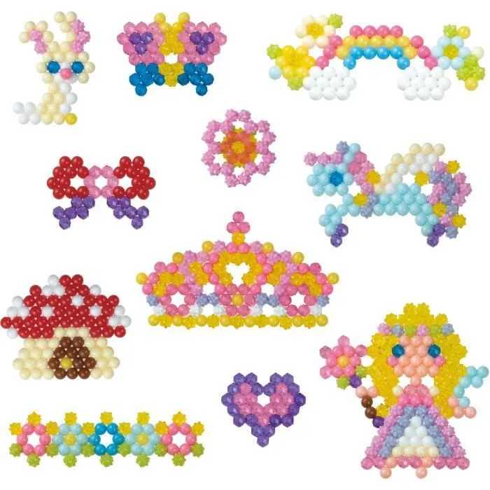 Coffret AQUABEADS - Mes accessoires féériques à créer - 820 perles - Enfant Fille - Dès 4 ans-1