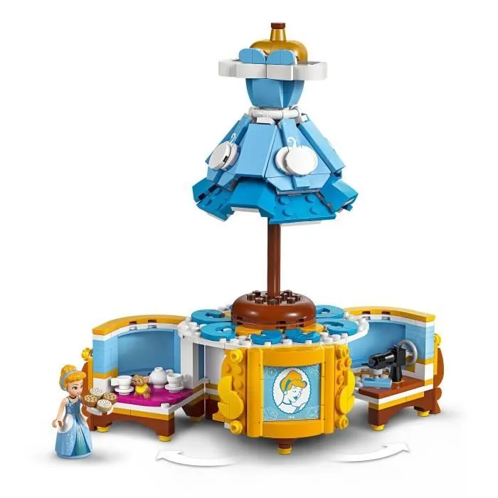 LEGO Disney Princess 43266 La Robe de Cendrillon - Jeu de construction pour fille 9 ans-3