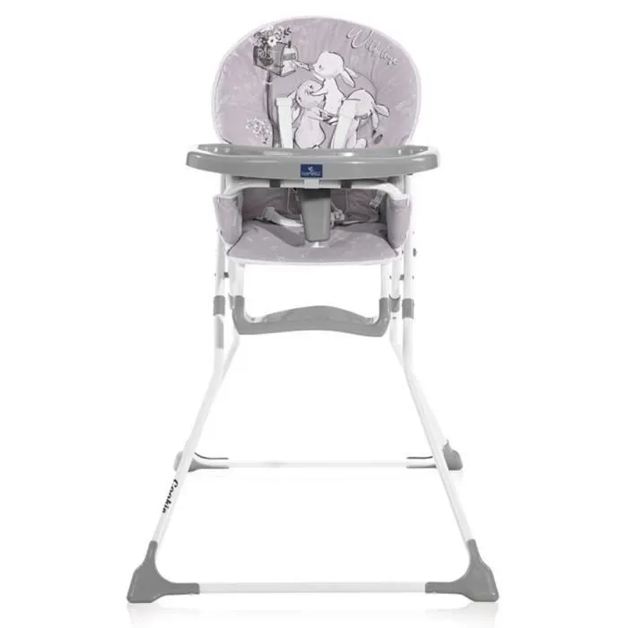 Chaise Haute pour bébé COOKIE Lorelli gris-1