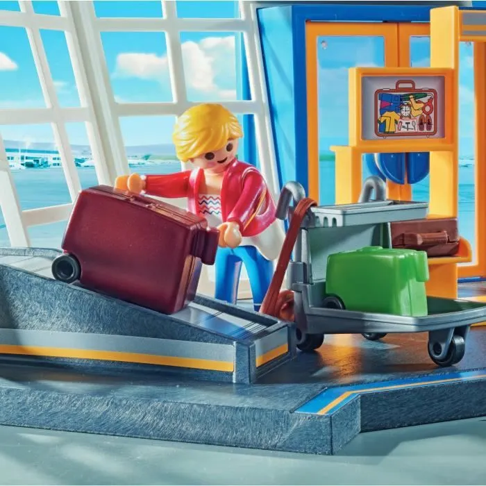 Aéroport et avion - PLAYMOBIL - 71153 - 146 pièces - Dès 4 ans - Multicolore-6